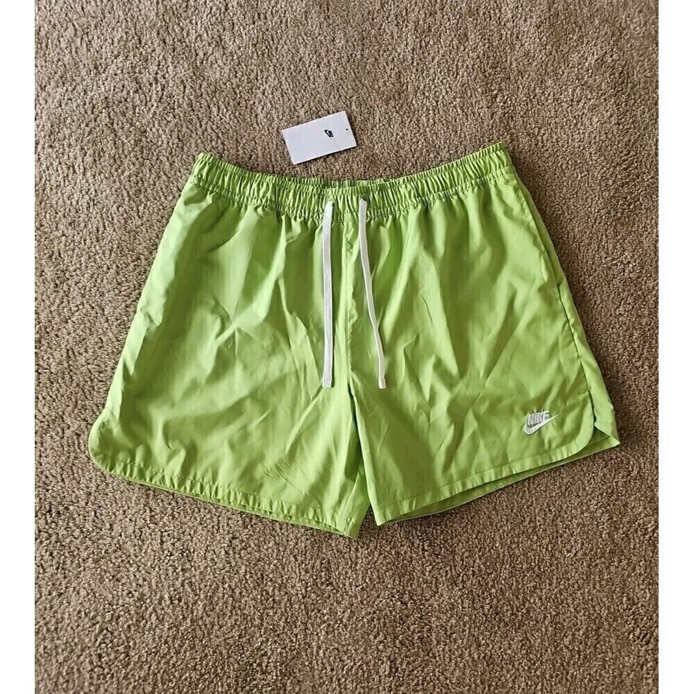 Nike Woven Flow Lined Shorts Vivid Green Men's XL